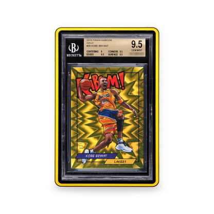 PrismGuard Pro BGS Magnetic Slab Case in Champagne Gold displaying Kobe Bryant #color_champagne-gold