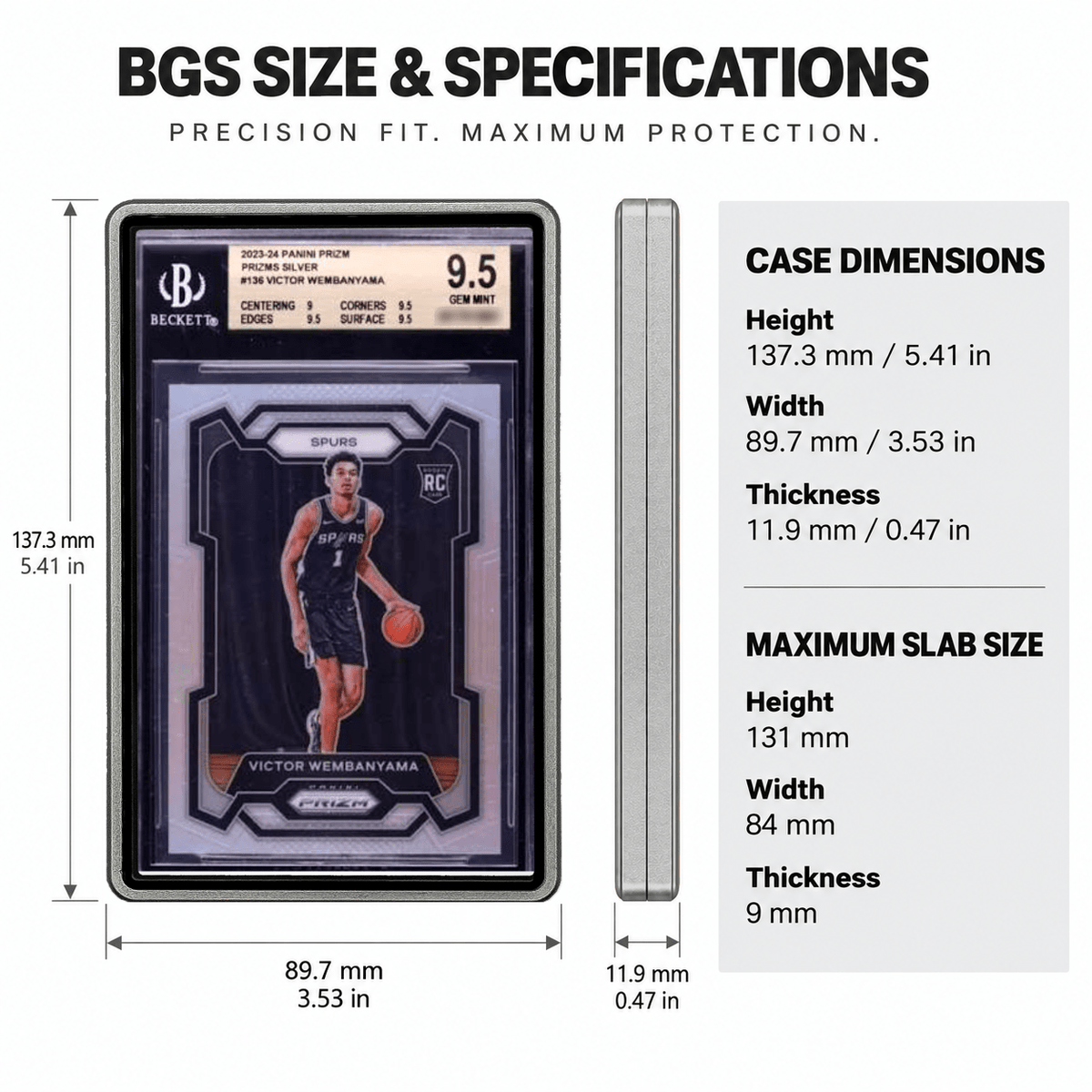 PrismGuard Pro BGS Magnetic Slab Case - PrismGuard Pro