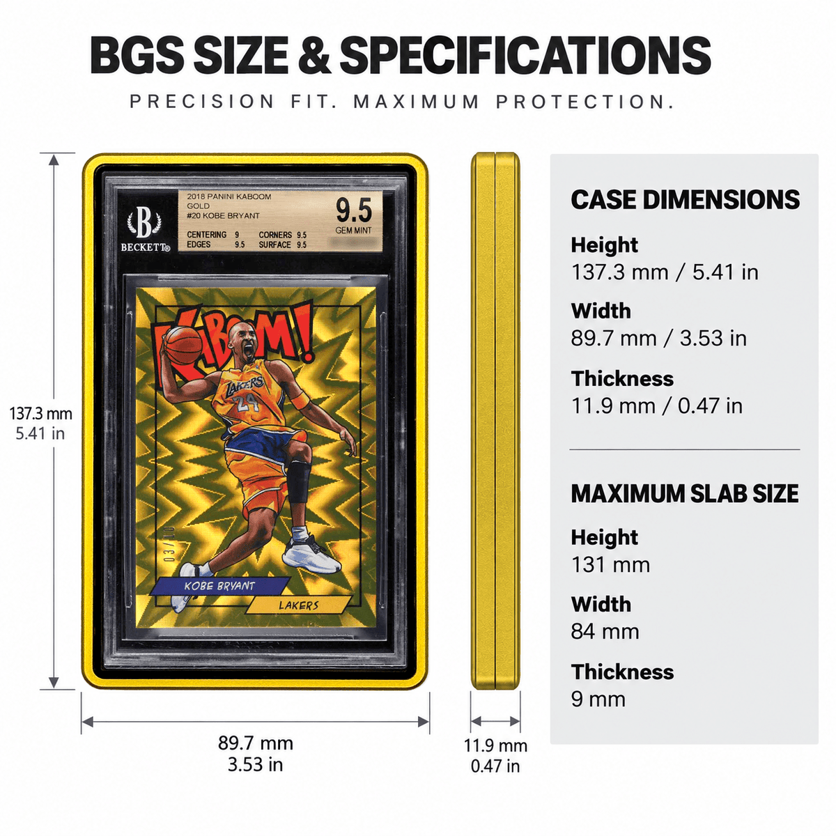 PrismGuard Pro BGS Magnetic Slab Case - PrismGuard Pro
