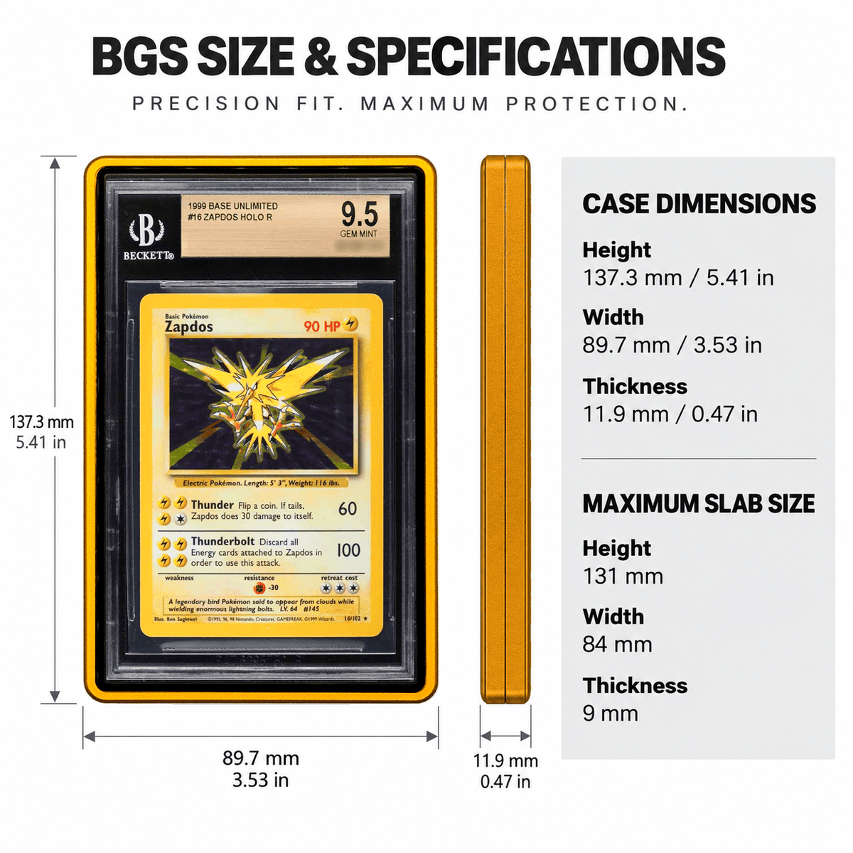 PrismGuard Pro BGS Magnetic Slab Case - PrismGuard Pro