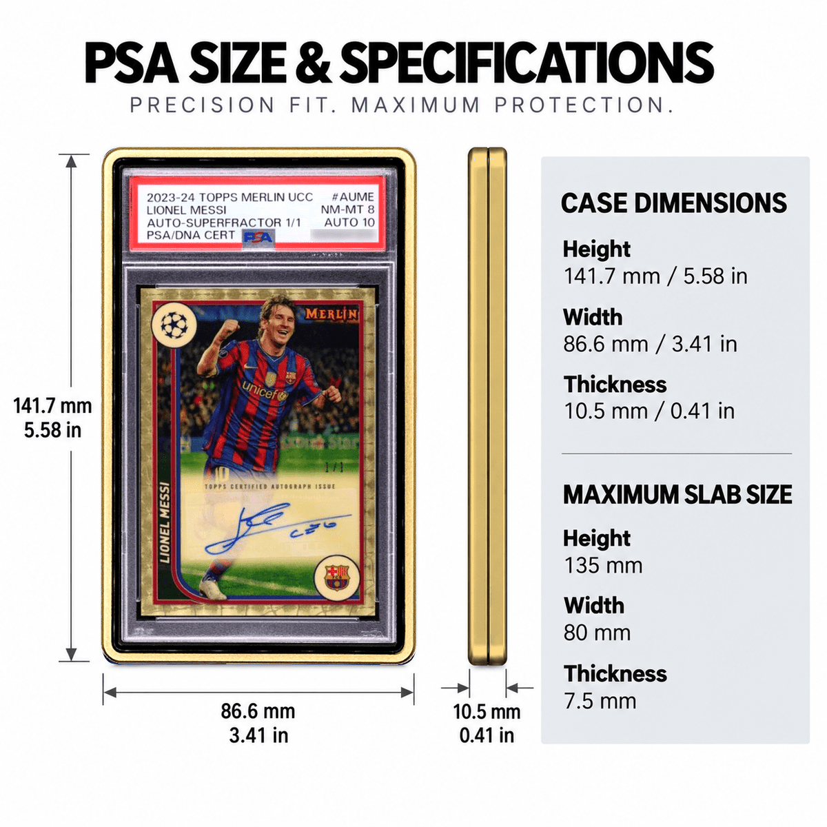 PrismGuard Pro PSA Magnetic Slab Case - PrismGuard Pro