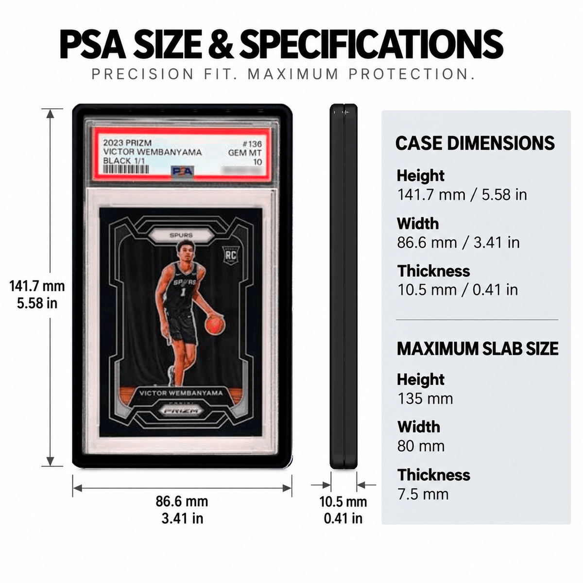 PrismGuard Pro PSA Magnetic Slab Case - PrismGuard Pro