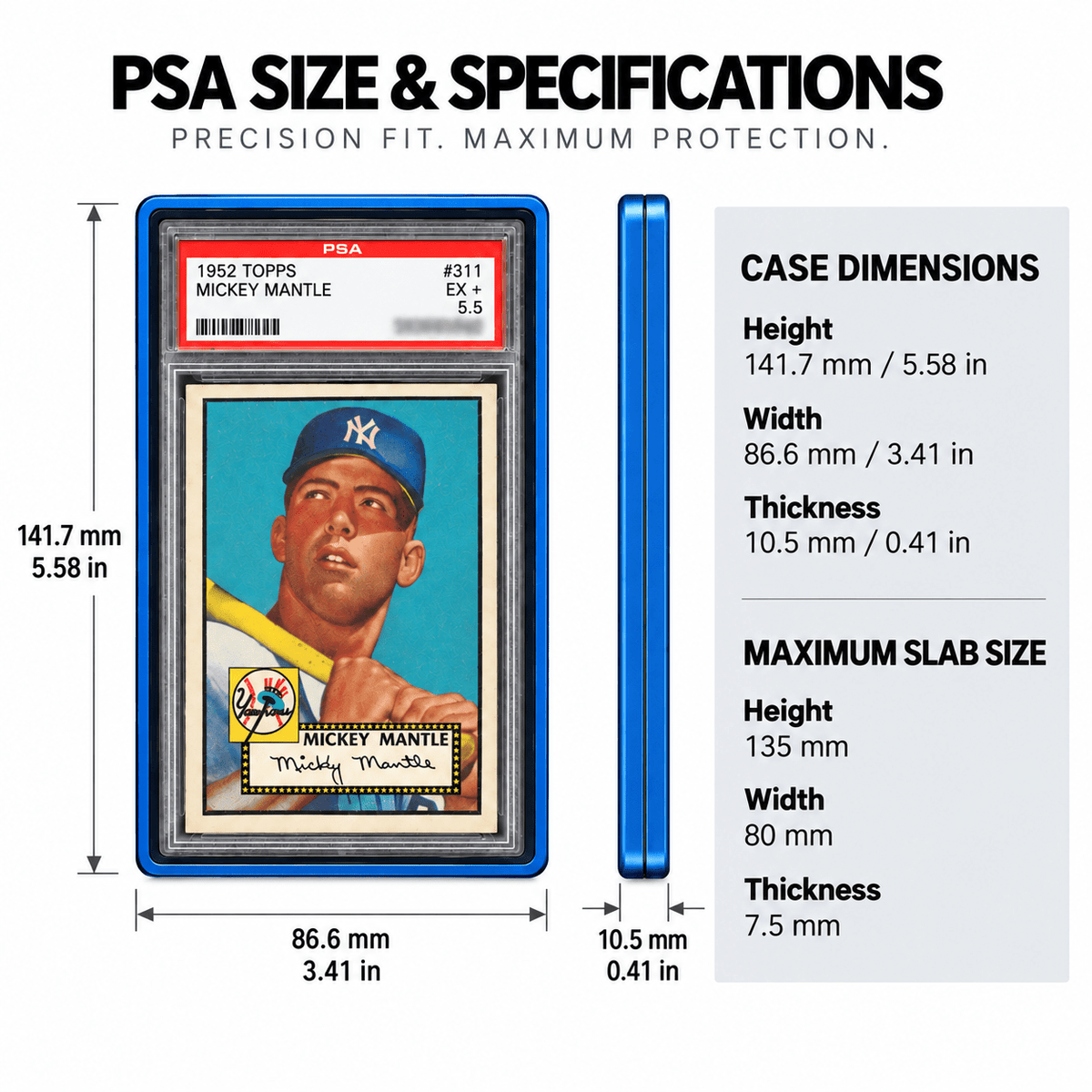 PrismGuard Pro PSA Magnetic Slab Case - PrismGuard Pro