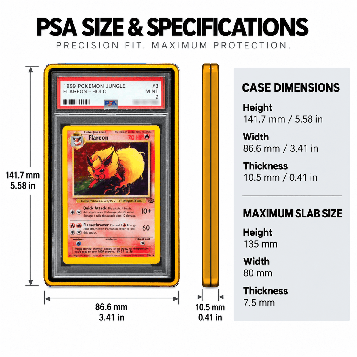 PrismGuard Pro PSA Magnetic Slab Case - PrismGuard Pro