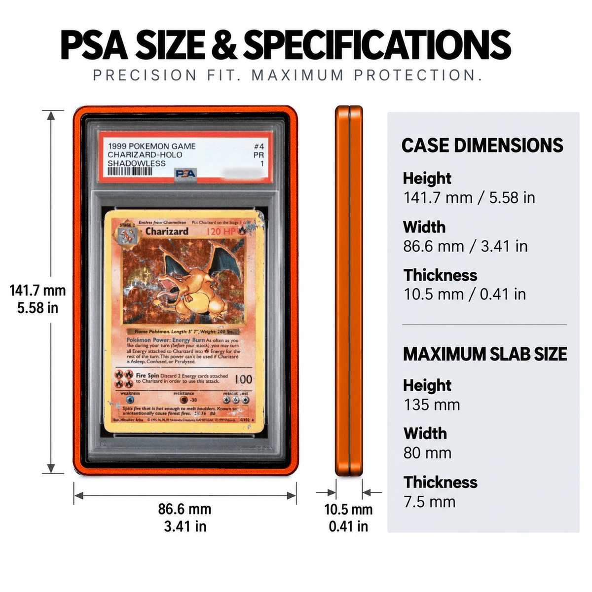 PrismGuard Pro PSA Magnetic Slab Case - PrismGuard Pro