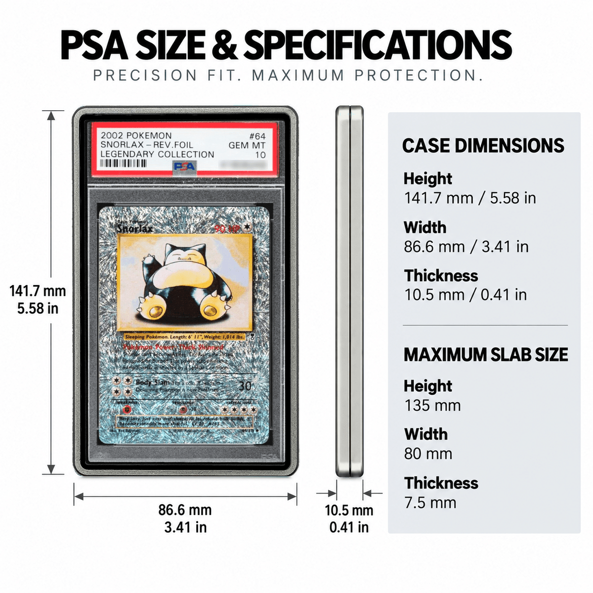 PrismGuard Pro PSA Magnetic Slab Case - PrismGuard Pro
