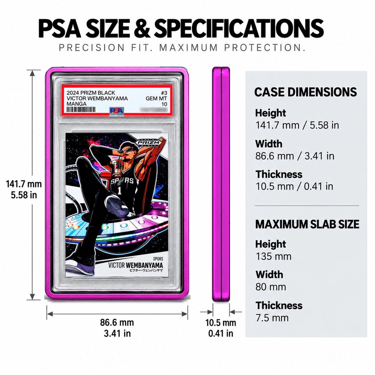 PrismGuard Pro PSA Magnetic Slab Case - PrismGuard Pro